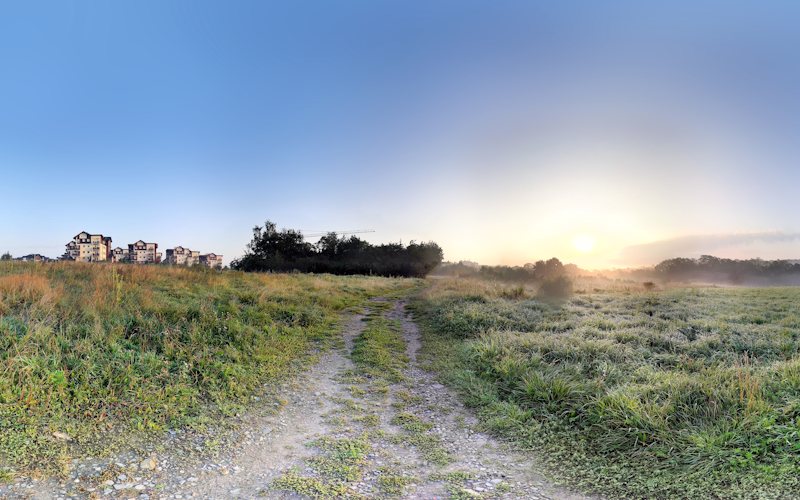Panorama 360 - Jesień w okolicy osiedla 4 Pory Roku - Bielsko-Biała